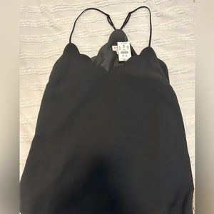 J. Crew blank scalloped top